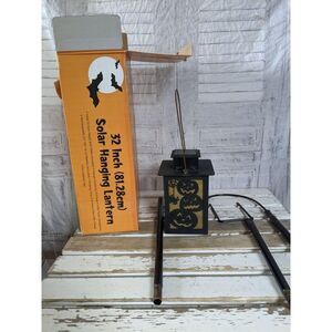Halloween solar hanging pumpkin lantern pathway li